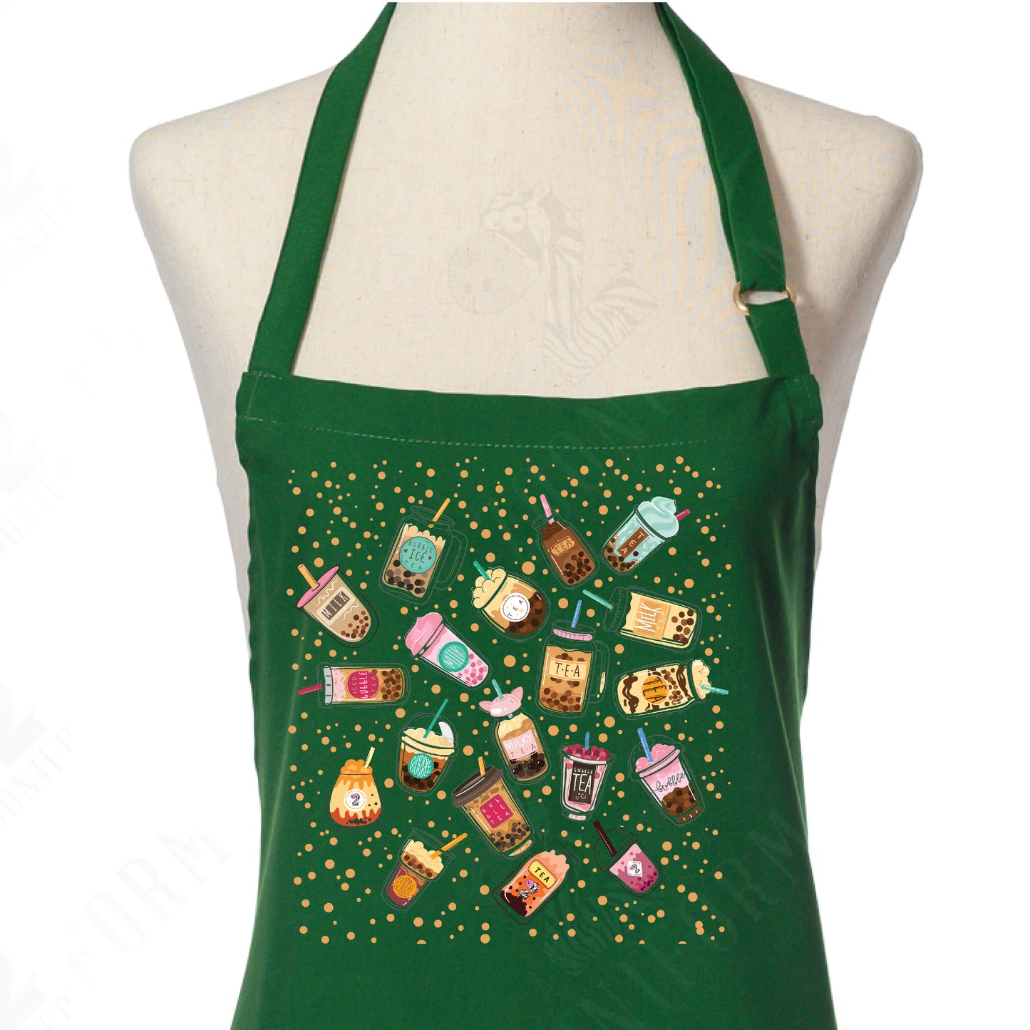 Boba Tea Enthusiast Apron