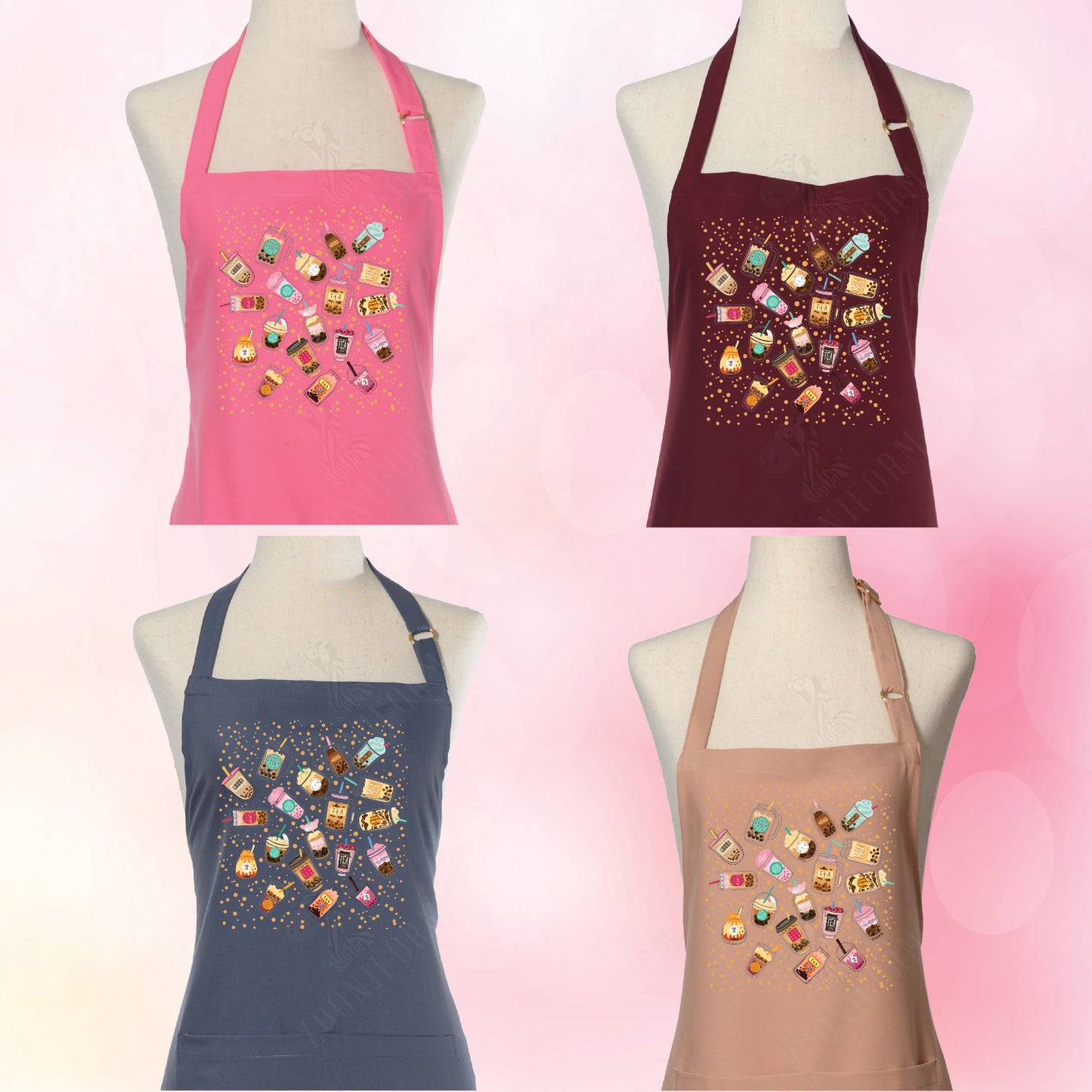 Boba Tea Enthusiast Apron