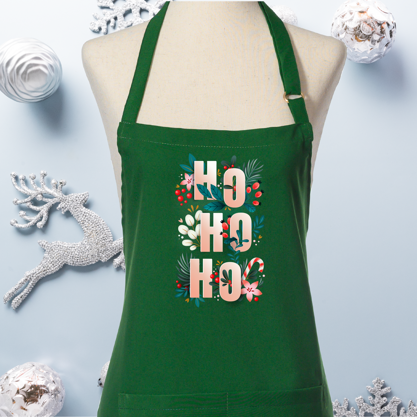 Red Green Merry Christmas Apron