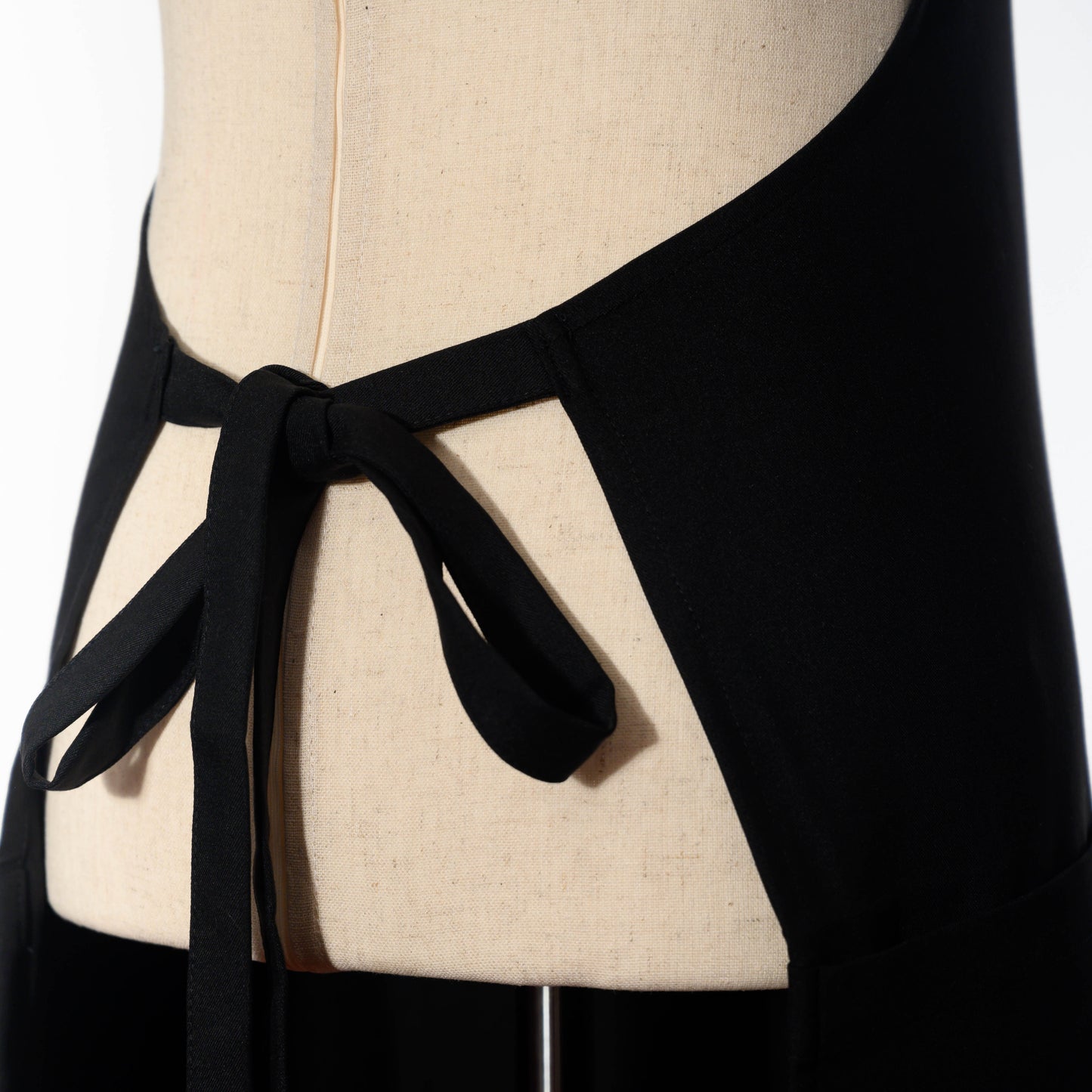Bib Apron with Three Pockets, Adjustable Neck Strap