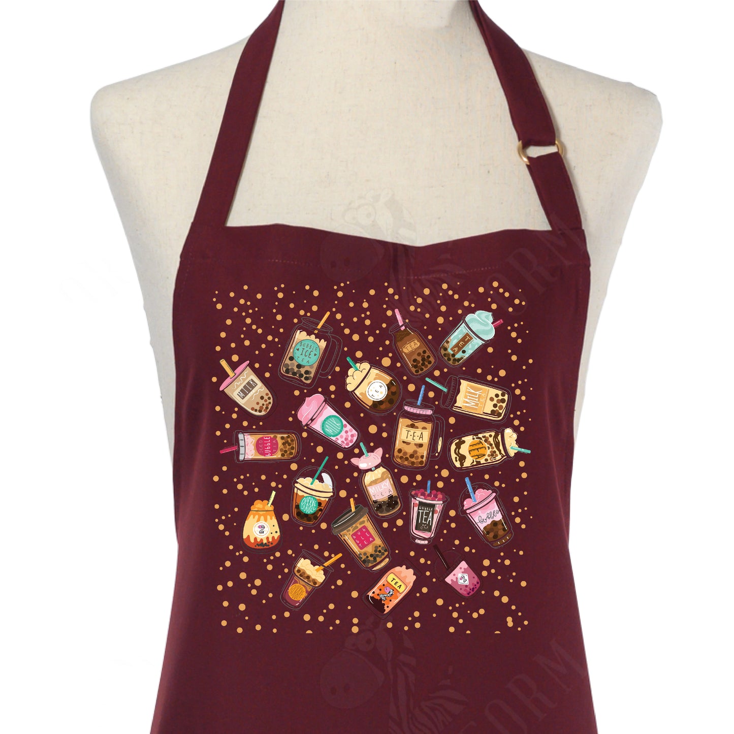 Boba Tea Enthusiast Apron