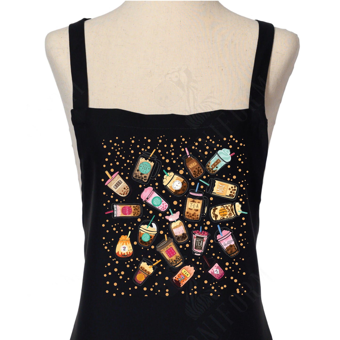 Boba Tea Enthusiast Apron