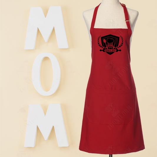 Personalize Name for Kitchen Apron with Two Pockets, Adjustable Strap