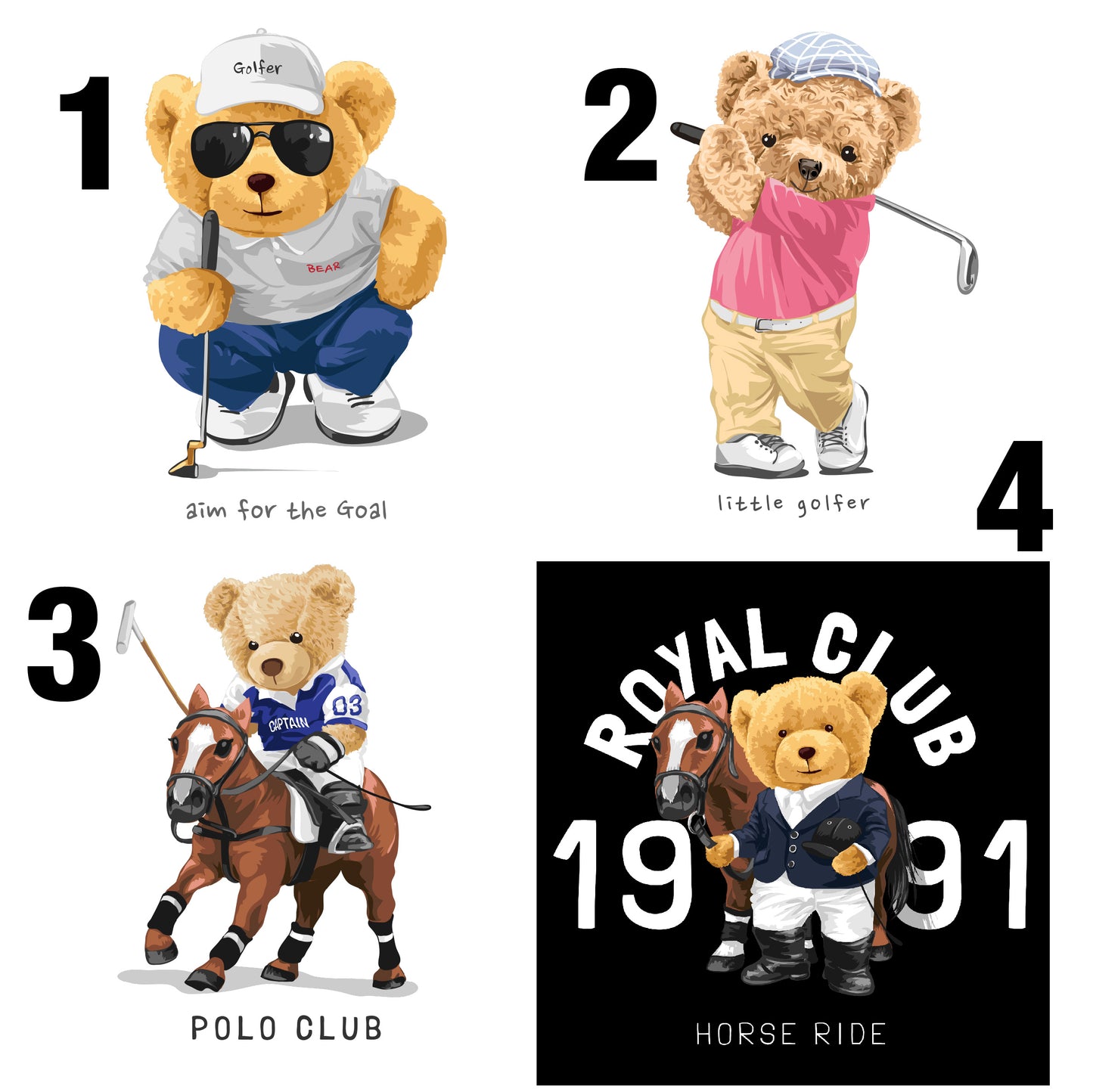 Teddy Bear Plays Sport Unisex T-shirt