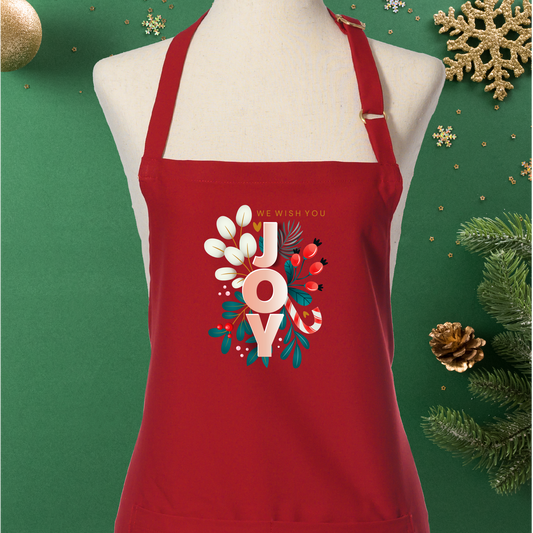 Red Green Merry Christmas Apron