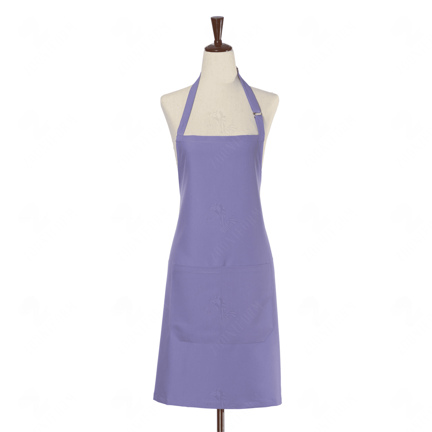 Lavender Bib Apron Two Pockets