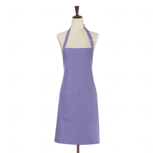 Lavender Bib Apron Two Pockets