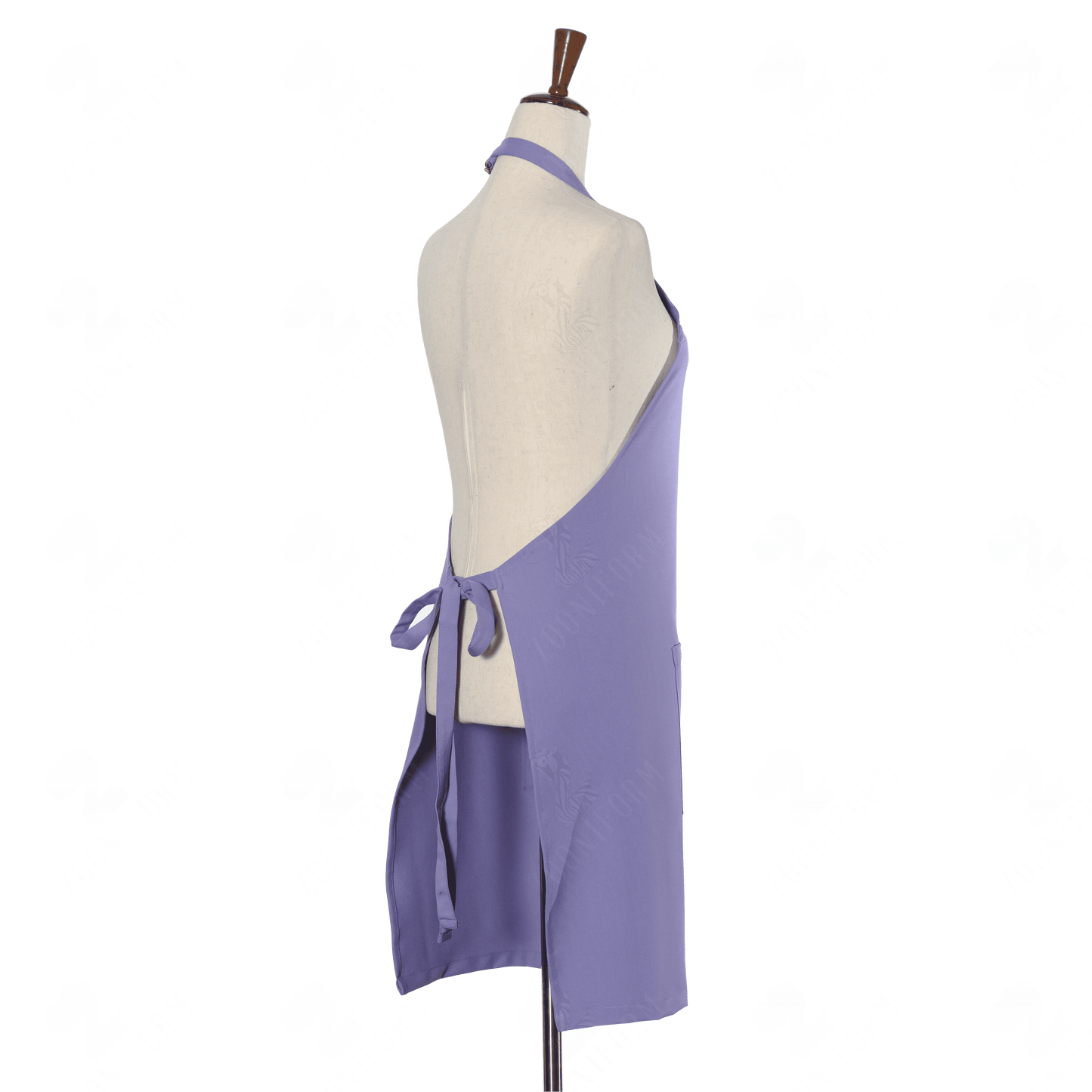 Lavender Bib Apron Two Pockets