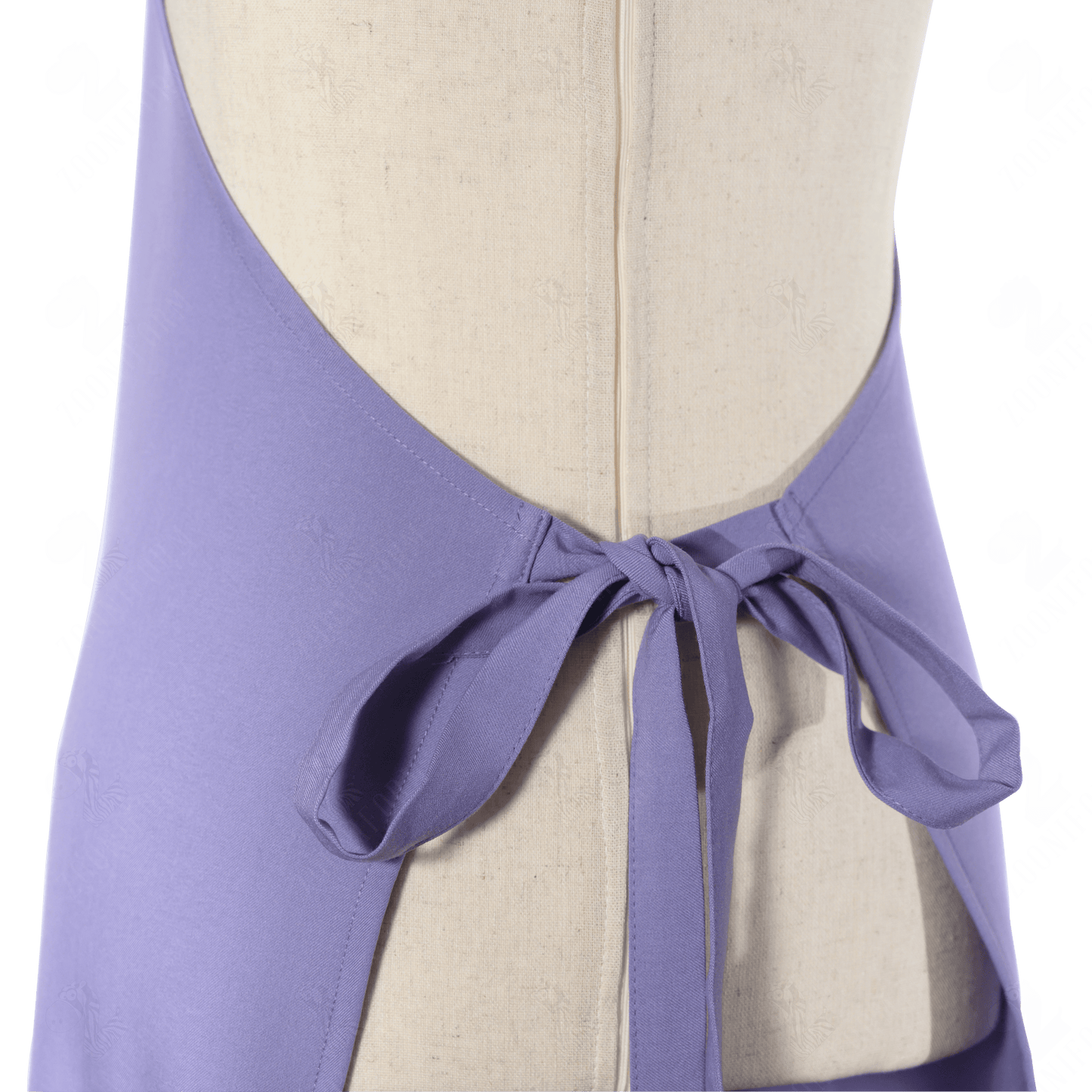 Lavender Bib Apron Two Pockets