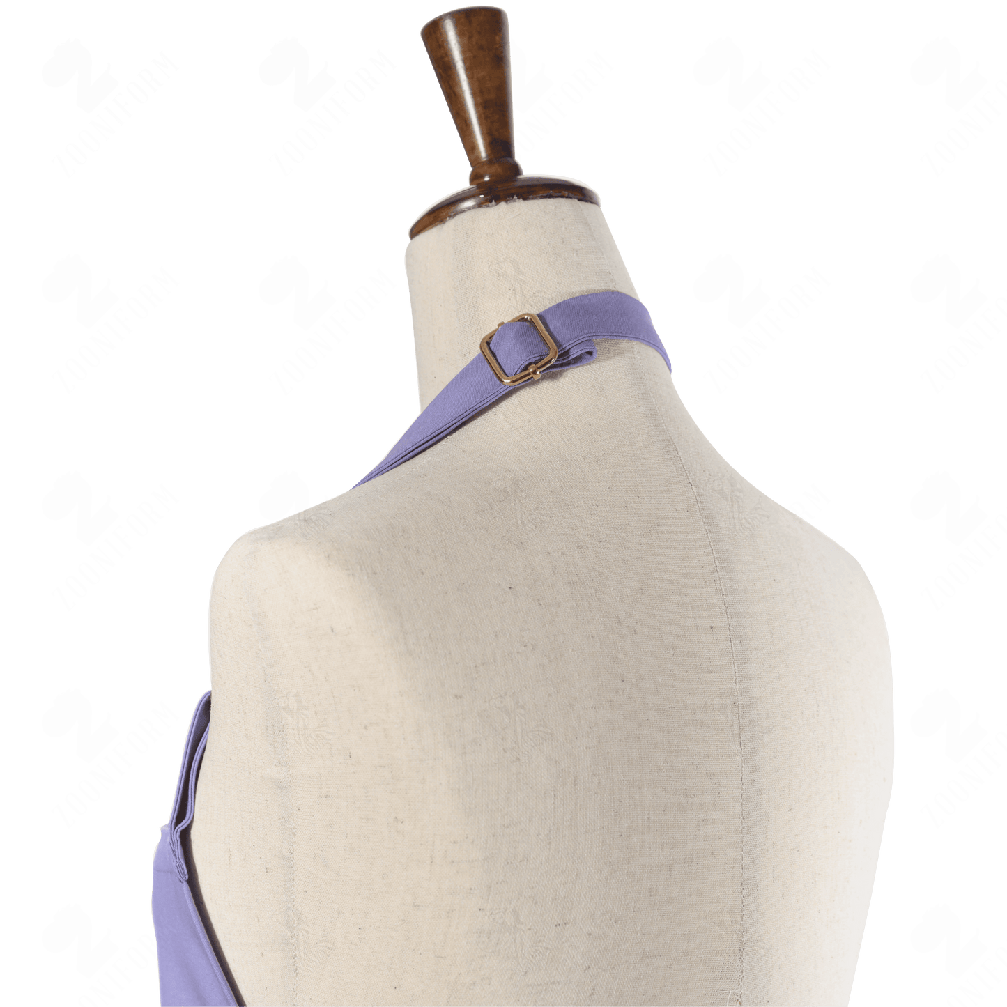 Lavender Bib Apron Two Pockets