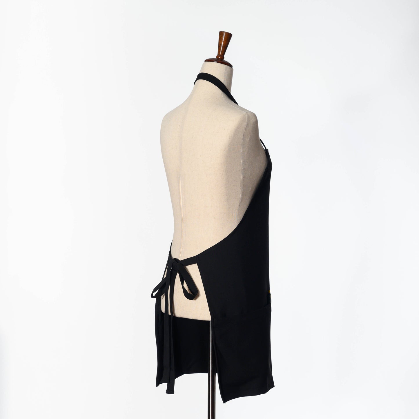 Bib Apron with Three Pockets, Adjustable Neck Strap