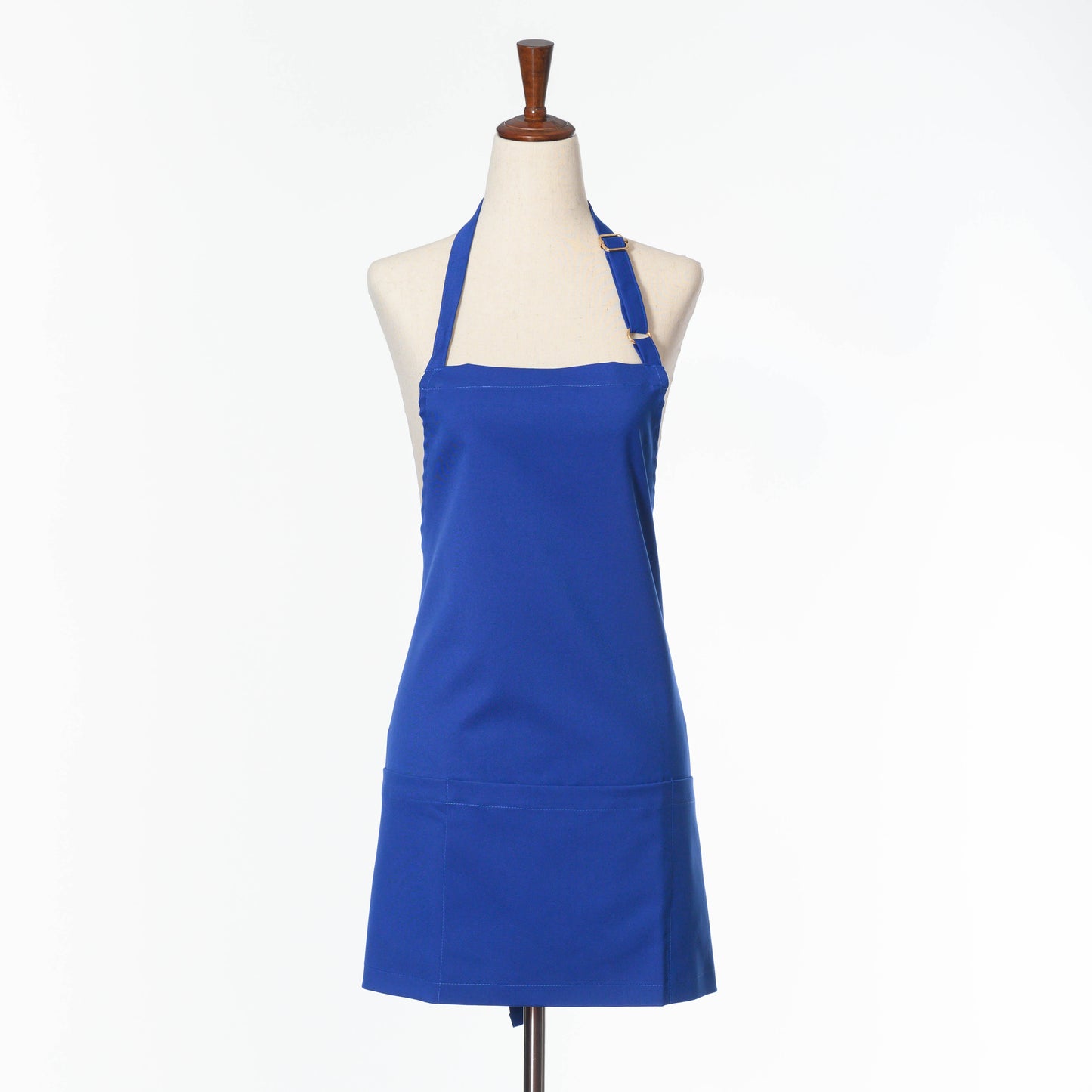 Bib Apron with Three Pockets, Adjustable Neck Strap