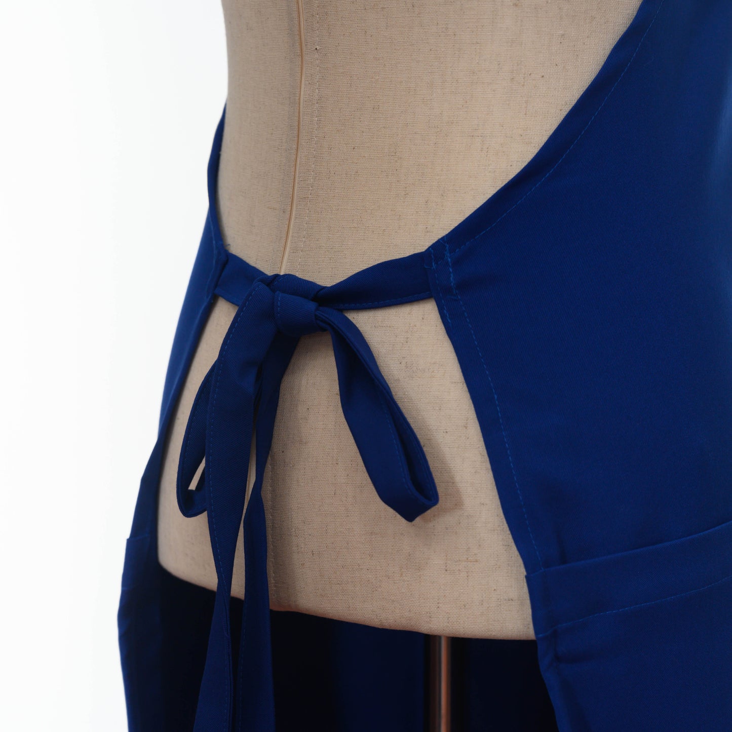 Bib Apron with Three Pockets, Adjustable Neck Strap