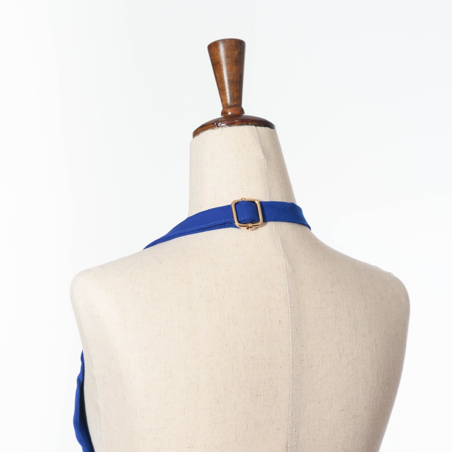 Bib Apron with Three Pockets, Adjustable Neck Strap