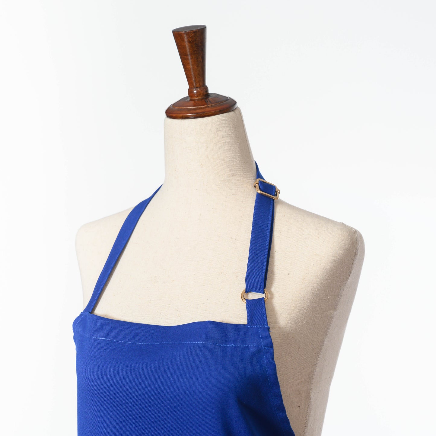 Bib Apron with Three Pockets, Adjustable Neck Strap