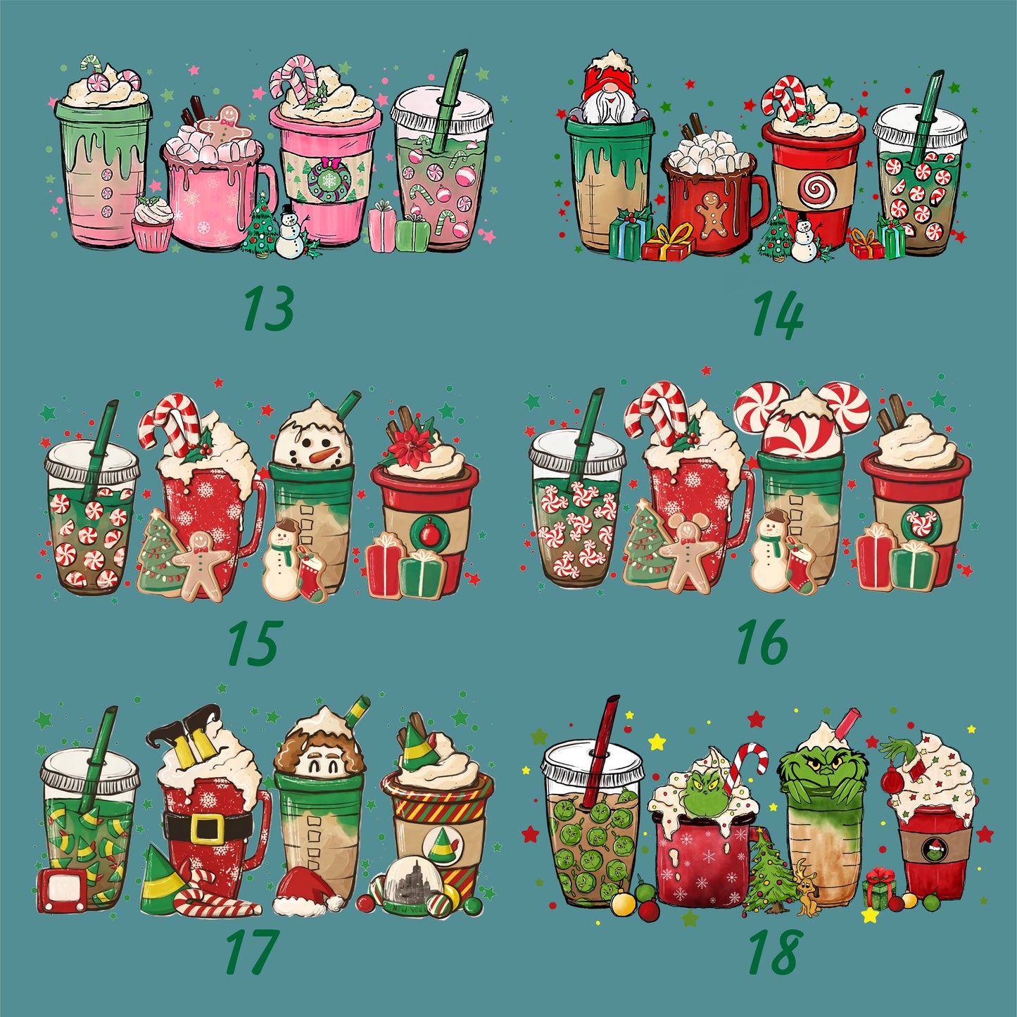 Merry Christmas Bib Apron
