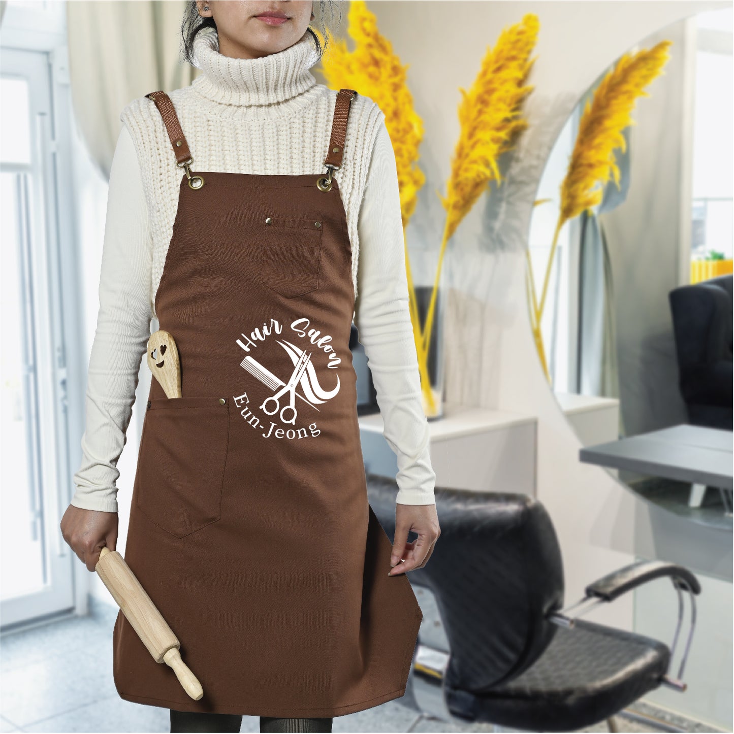 Personalized Apron for Beauty Salon