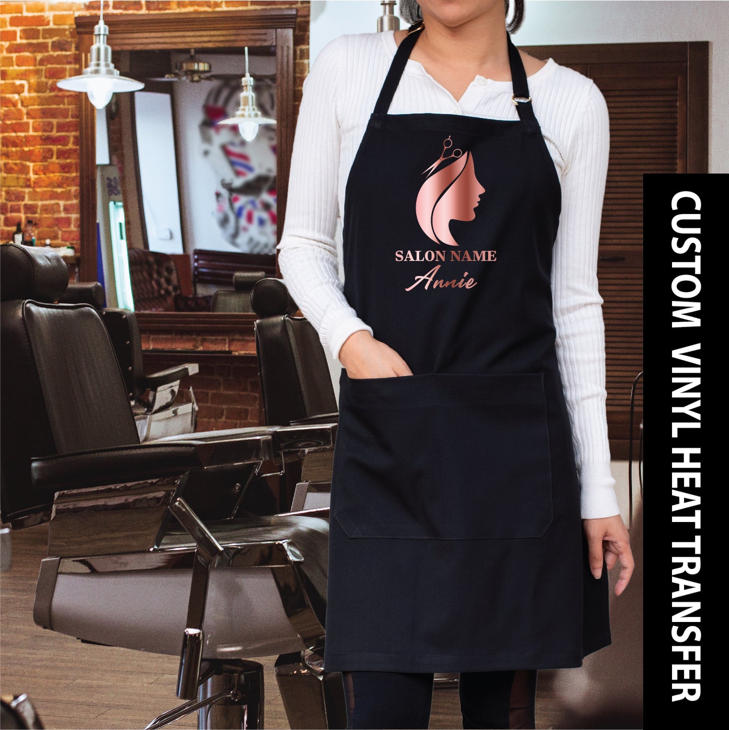 Personalized Apron for Beauty Salon
