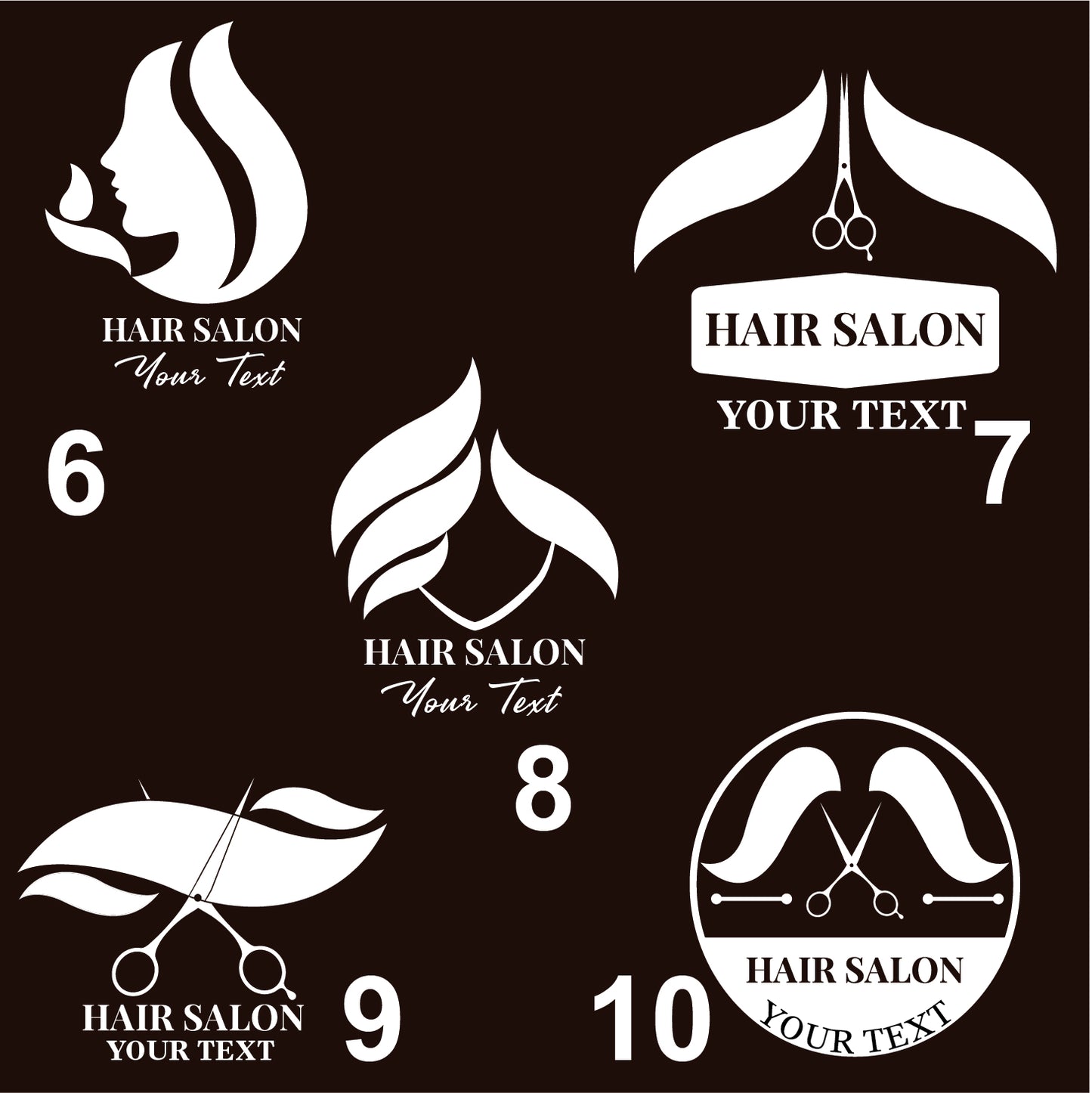 Personalized Apron for Beauty Salon